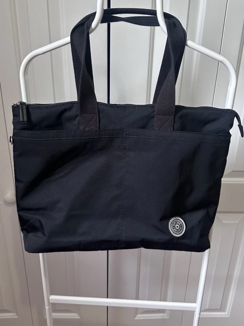 Kipling Laptop Nylon Tote Bag Black